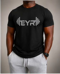 EYR Performance Tee – Black / Grey Logo